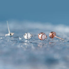 Laden Sie das Bild in den Galerie-Viewer, Zikonia Fisch Ohrstecker aus Silber