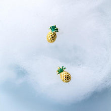 Laden Sie das Bild in den Galerie-Viewer, Ananas Ohrstecker aus Silber