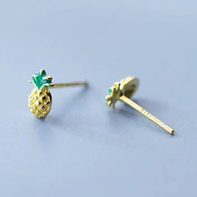 Laden Sie das Bild in den Galerie-Viewer, Ananas Ohrstecker aus Silber
