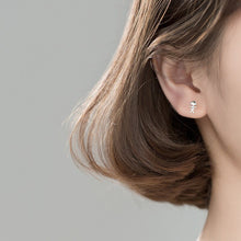 Laden Sie das Bild in den Galerie-Viewer, Katzen-Fischgreten Ohrstecker aus Silber