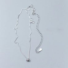 Laden Sie das Bild in den Galerie-Viewer, Kugel Halskette aus Silber