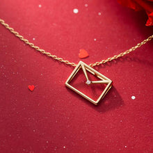 Laden Sie das Bild in den Galerie-Viewer, Briefumschlag Halskette aus Silber