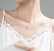 Laden Sie das Bild in den Galerie-Viewer, Briefumschlag Halskette aus Silber