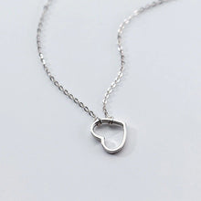 Laden Sie das Bild in den Galerie-Viewer, Herz Halskette aus Silber
