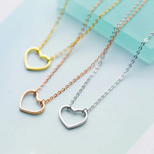 Laden Sie das Bild in den Galerie-Viewer, Herz Halskette aus Silber