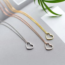 Laden Sie das Bild in den Galerie-Viewer, Herz Halskette aus Silber