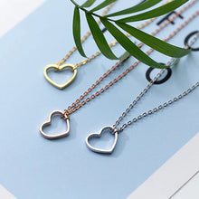 Laden Sie das Bild in den Galerie-Viewer, Herz Halskette aus Silber