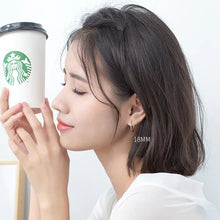 Laden Sie das Bild in den Galerie-Viewer, Runde Ohrringe aus Silber