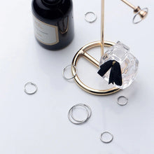 Laden Sie das Bild in den Galerie-Viewer, Runde Ohrringe aus Silber