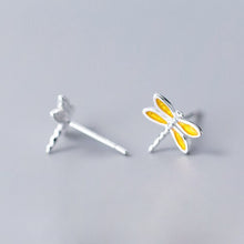 Laden Sie das Bild in den Galerie-Viewer, Libellen Ohrstecker aus Silber