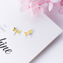 Laden Sie das Bild in den Galerie-Viewer, Libellen Ohrstecker aus Silber