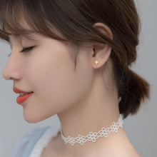 Laden Sie das Bild in den Galerie-Viewer, Stern Ohrstecker aus Silber