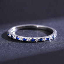 Laden Sie das Bild in den Galerie-Viewer, Alternierender Zikonia Ring aus Silber