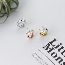 Laden Sie das Bild in den Galerie-Viewer, Stern Ohrringe aus Silber