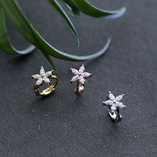 Laden Sie das Bild in den Galerie-Viewer, Stern Ohrringe aus Silber