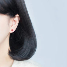 Laden Sie das Bild in den Galerie-Viewer, Kristall Ohrringe aus Silber