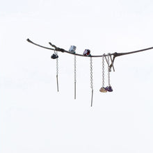 Laden Sie das Bild in den Galerie-Viewer, Kristall Ohrringe aus Silber