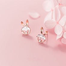 Laden Sie das Bild in den Galerie-Viewer, Hasen Ohrstecker aus Silber