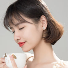 Laden Sie das Bild in den Galerie-Viewer, Hasen Ohrstecker aus Silber