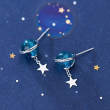 Laden Sie das Bild in den Galerie-Viewer, Planeten Ohrstecker aus Silber
