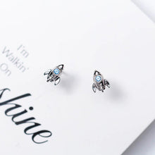 Laden Sie das Bild in den Galerie-Viewer, Raketen Ohrstecker aus Silber