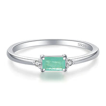 Laden Sie das Bild in den Galerie-Viewer, Türkis Ring aus Silber