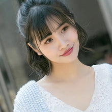 Laden Sie das Bild in den Galerie-Viewer, Pink Weisse Blumen Ohrstecker aus Silber