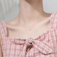 Laden Sie das Bild in den Galerie-Viewer, Kristall Kreis Ring aus Silber