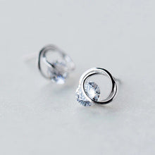 Laden Sie das Bild in den Galerie-Viewer, Zirkonia Ringe Ohrstecker