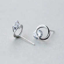 Laden Sie das Bild in den Galerie-Viewer, Zirkonia Ringe Ohrstecker