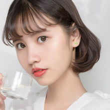 Laden Sie das Bild in den Galerie-Viewer, Grüne Kleeblatt Ohrstecker