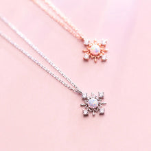 Laden Sie das Bild in den Galerie-Viewer, Scheeflocken Perlen Halskette