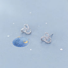 Laden Sie das Bild in den Galerie-Viewer, Dreifach Ring Ohrstecker aus Silber
