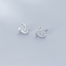 Laden Sie das Bild in den Galerie-Viewer, Dreifach Ring Ohrstecker aus Silber