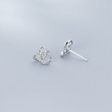 Laden Sie das Bild in den Galerie-Viewer, Dreifach Ring Ohrstecker aus Silber