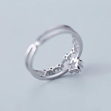 Laden Sie das Bild in den Galerie-Viewer, Sternen Ring aus Silber