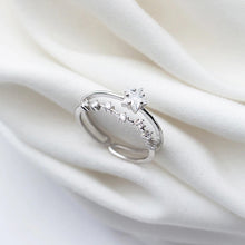 Laden Sie das Bild in den Galerie-Viewer, Sternen Ring aus Silber