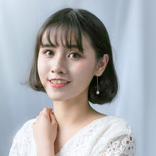 Laden Sie das Bild in den Galerie-Viewer, Geometrische Kristall Ohrringe aus Silber