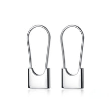 Laden Sie das Bild in den Galerie-Viewer, Vorhängeschloss Ohrringe aus Silber