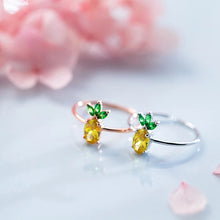 Laden Sie das Bild in den Galerie-Viewer, Ananas Ring aus Silber