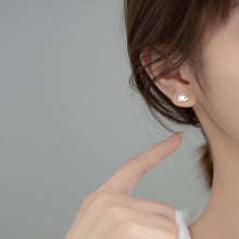 Laden Sie das Bild in den Galerie-Viewer, Hasen Ohrstecker aus Silber