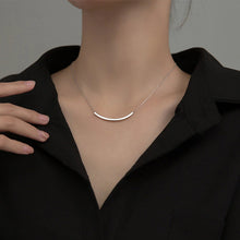 Load image into Gallery viewer, Arc Necklace made of Silver
