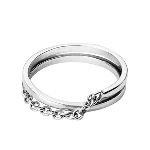 Ketten Ring aus Silber