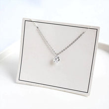 Load image into Gallery viewer, Crystal Necklace made of Silver
