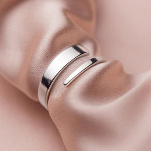 Silver Lines Ring