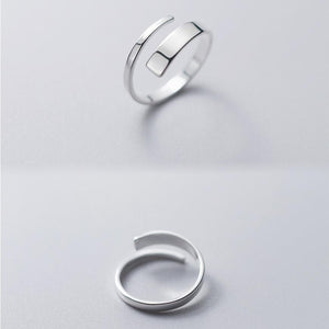 Silver Lines Ring