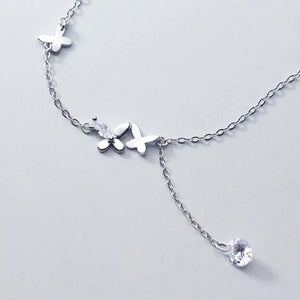 Butterfly Necklace made of Silver