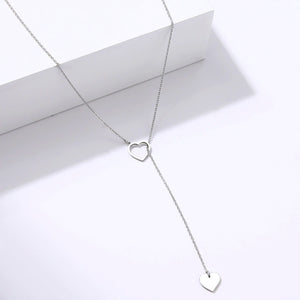 Double Heart Necklace