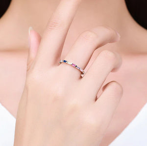 Zirkonia Ring aus Silber