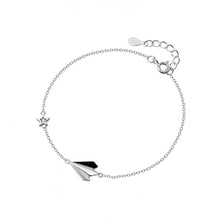 Load image into Gallery viewer, Silver Paper Plane Star Bracelet
